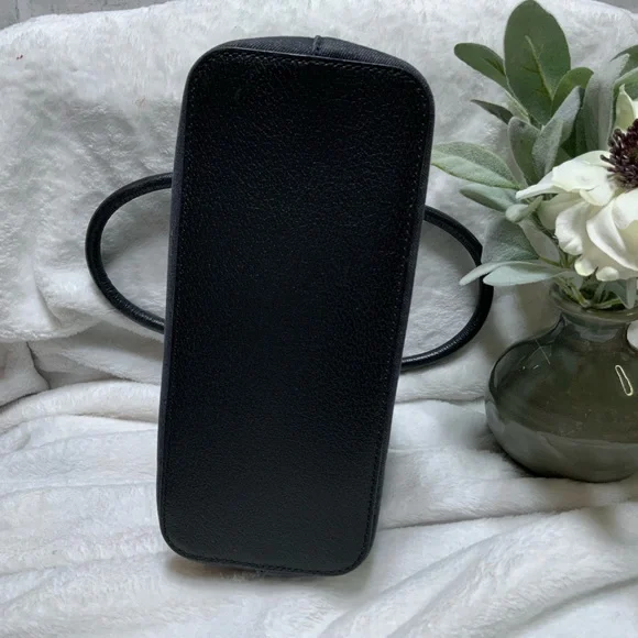 Kate Spade Denim Satchel with Red Floral Design - Picture 3 of 5